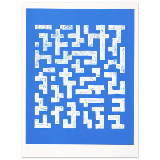 Anni Albers - DOUBLE IMPRESSION IV 1978 Fine Art Poster - Default Title