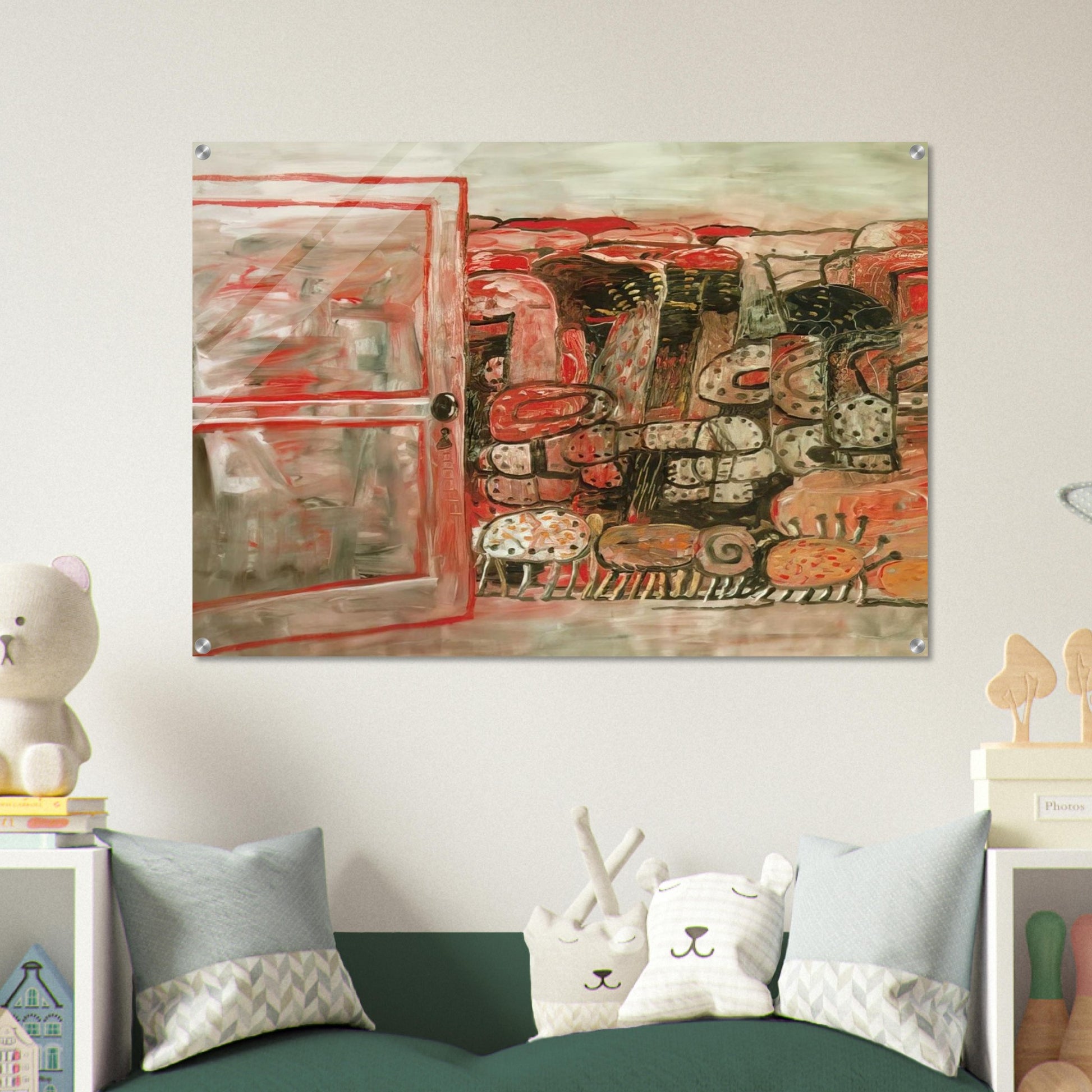 ENTRANCE - Philip Guston Acrylic Print - 70x100 cm / 28x40″ inches