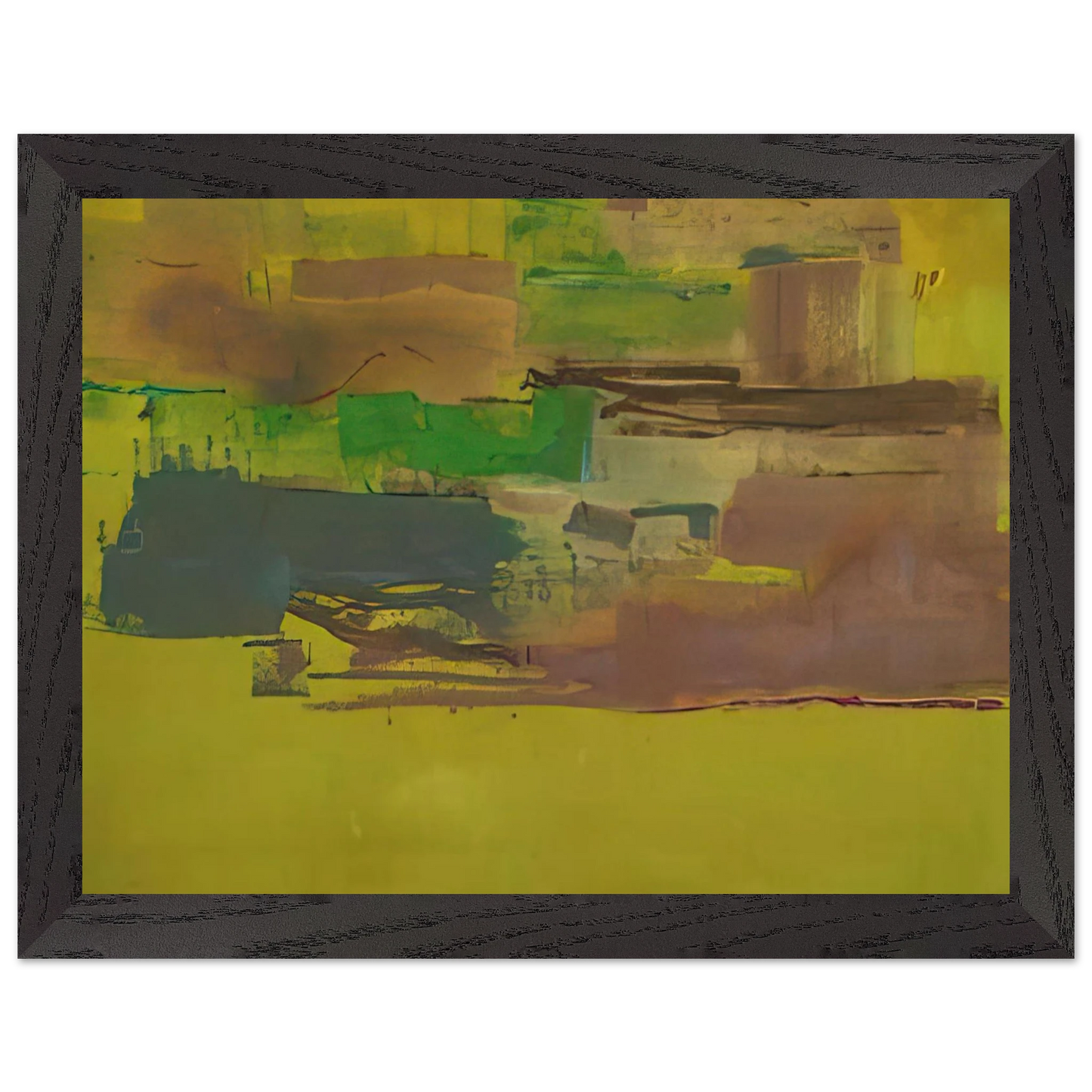 Helen Frankenthaler - August Deep - 1978 Wall art - 35x35 cm / 14x14 inches - Fine Art Poster - -