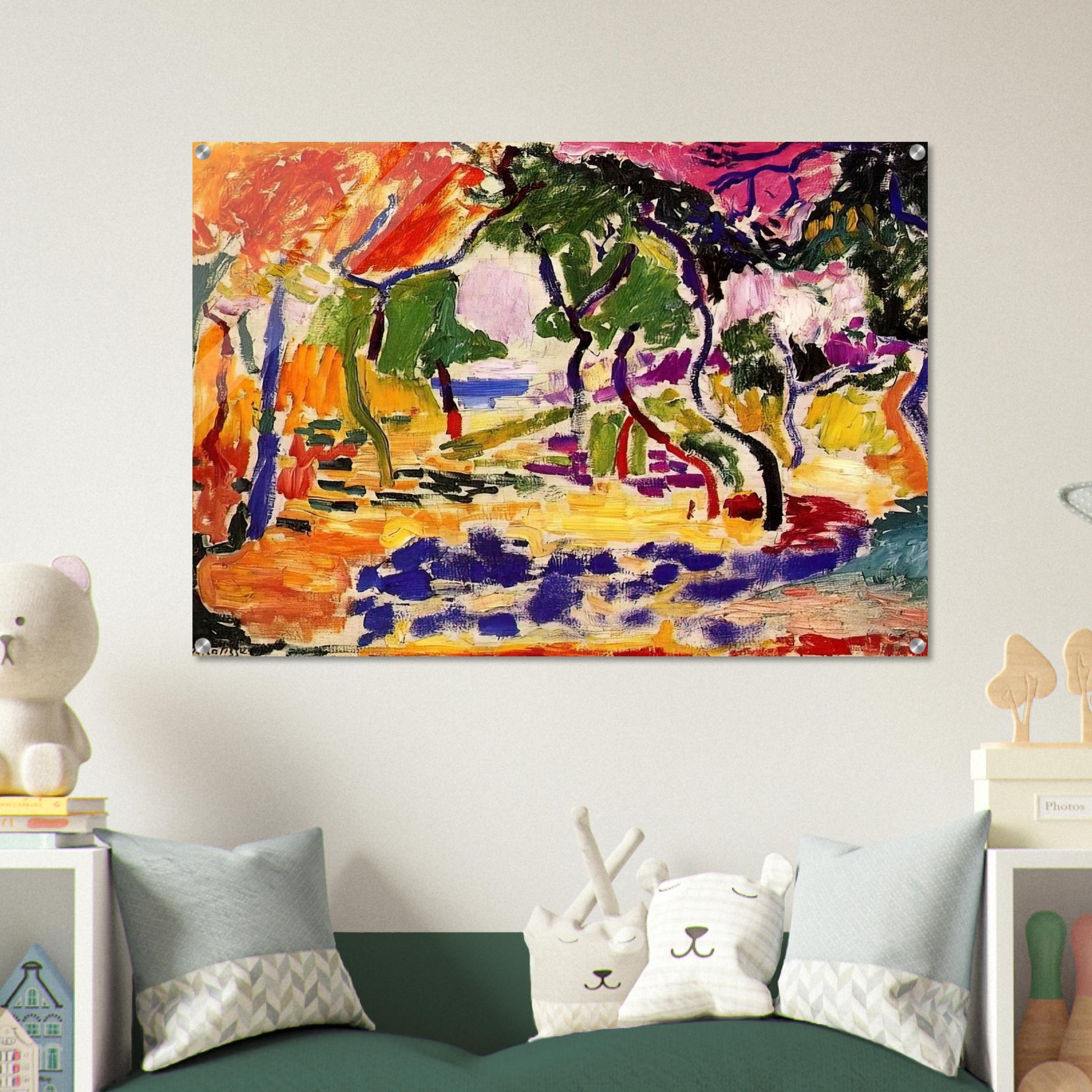 COUNTRYSIDE AT COLLIOURE 1905 - Henri Matisse Acrylic Print - 70x100 cm / 28x40″ inches