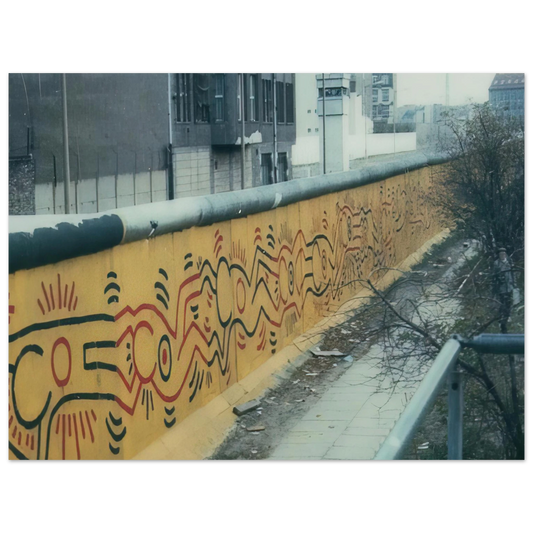 Keith Haring - BERLIN MURAL 1986 Fine Art Poster - Default Title