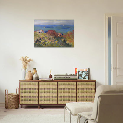 Pourville - claude monet Brushed Aluminum Print - 70x100 cm / 28x40 inches | claude monet Aluminum Print | claude monet Prints