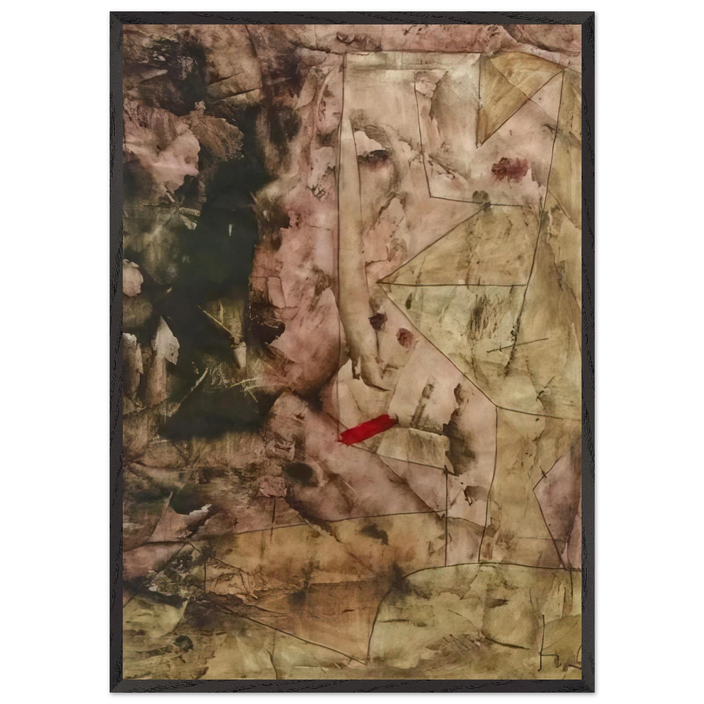 KOP 1939 - Paul Klee Framed Art Print – Black Wooden Frame - Default Title - -Framed Art Print