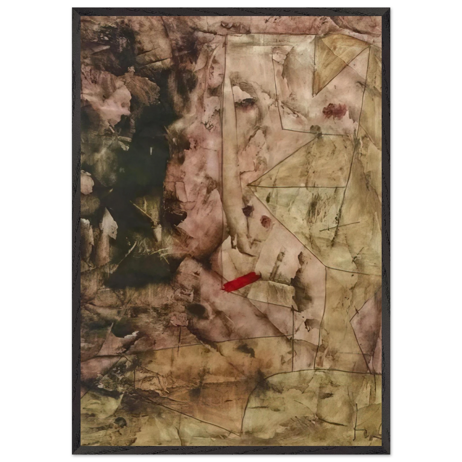 KOP 1939 - Paul Klee Framed Art Print – Black Wooden Frame - Default Title - -Framed Art Print