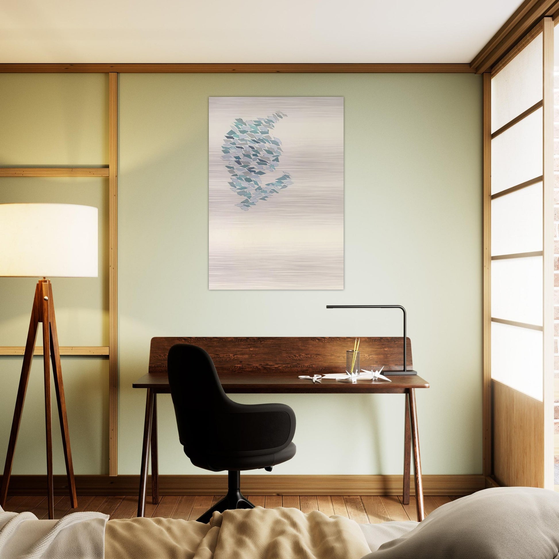 Pastel I - 1971 - Robert Goodnough Brushed Aluminum Print - 70x100 cm / 28x40 inches | Robert Goodnough Aluminum Print | Robert Goodnough Prints