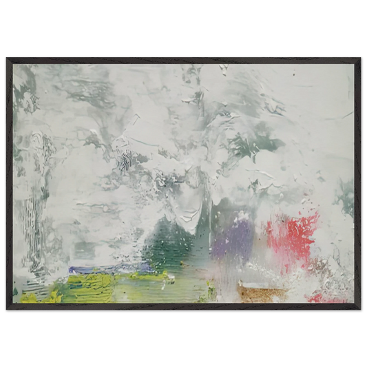 Maelstrom 1992- - Helen Frankenthaler 70x100 cm / 28x40 inches Framed Art Print – Black Wooden Frame