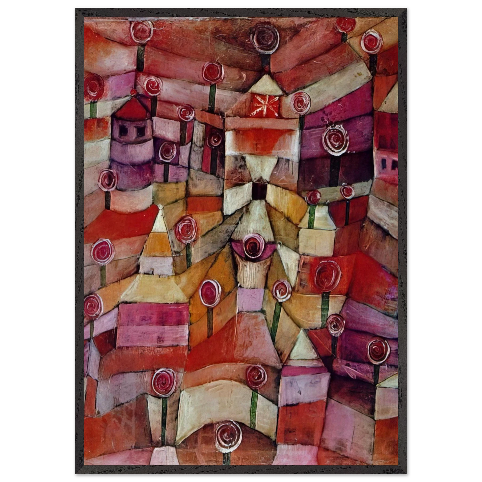 ROSE GARDEN 1920 - Paul Klee Framed Art Print – Black Wooden Frame - Default Title - -Framed Art Print