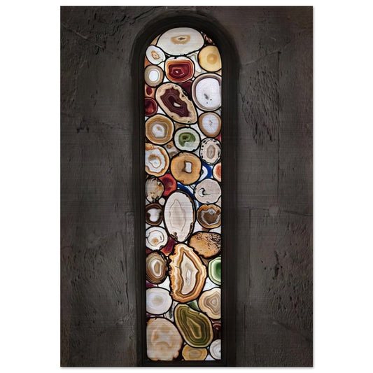 AHATFENSTER 2009 0 - Sigmar Polke Brushed Aluminum Print - 70x100 cm / 28x40 inches | Sigmar Polke Aluminum Print | Sigmar Polke Prints