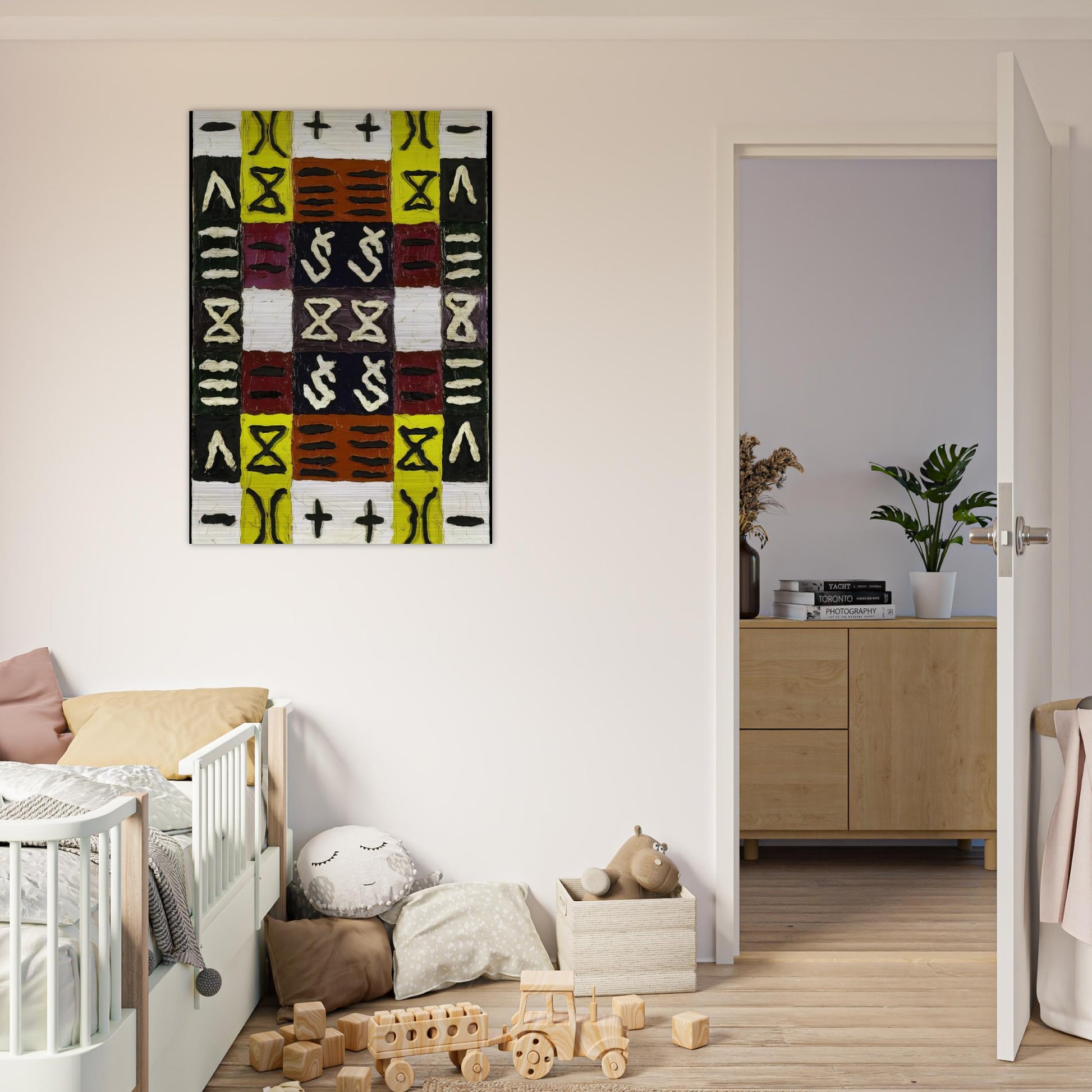 A Perfect Equal Area I - 1960 - Alfred Jensen Brushed Aluminum Print - 70x100 cm / 28x40 inches | Alfred Jensen Aluminum Print | Alfred Jensen Prints