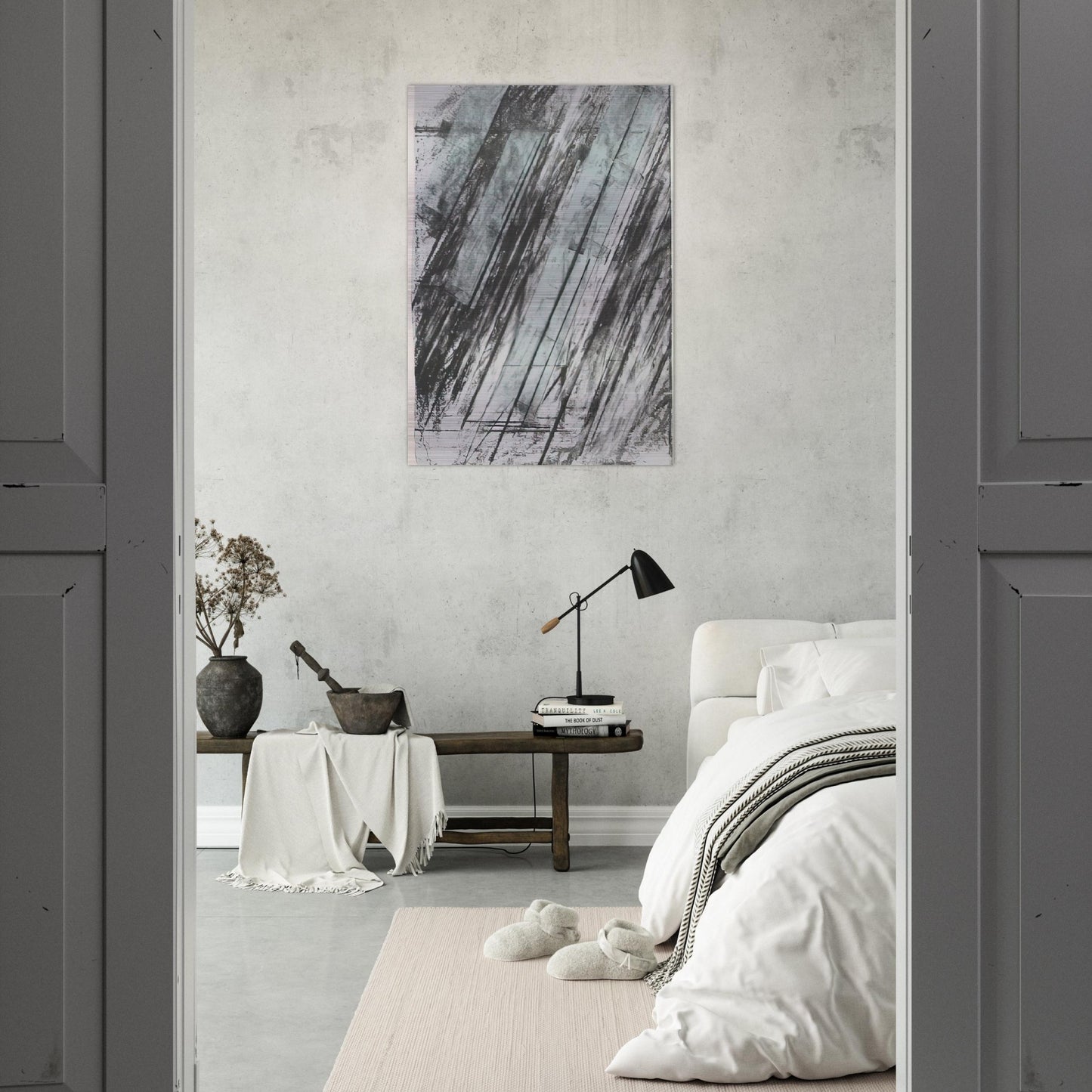 Untitled  Bastian 38  - Cy Twombly Brushed Aluminum Print - 70x100 cm / 28x40 inches | Cy Twombly Aluminum Print | Cy Twombly Prints