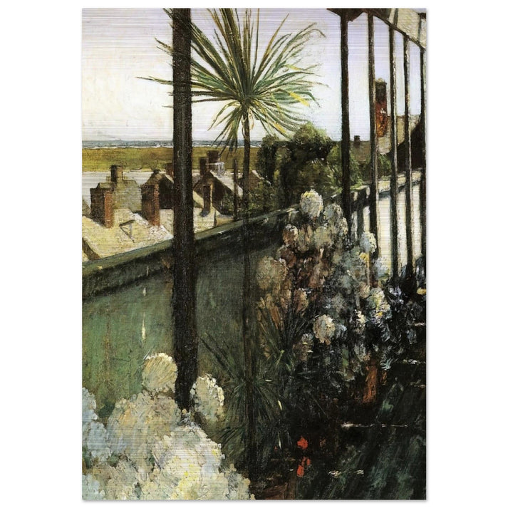 Afternoon in Nantucket - Childe Hassam Brushed Aluminum Print - 70x100 cm / 28x40 inches | Childe Hassam Aluminum Print | Childe Hassam Prints