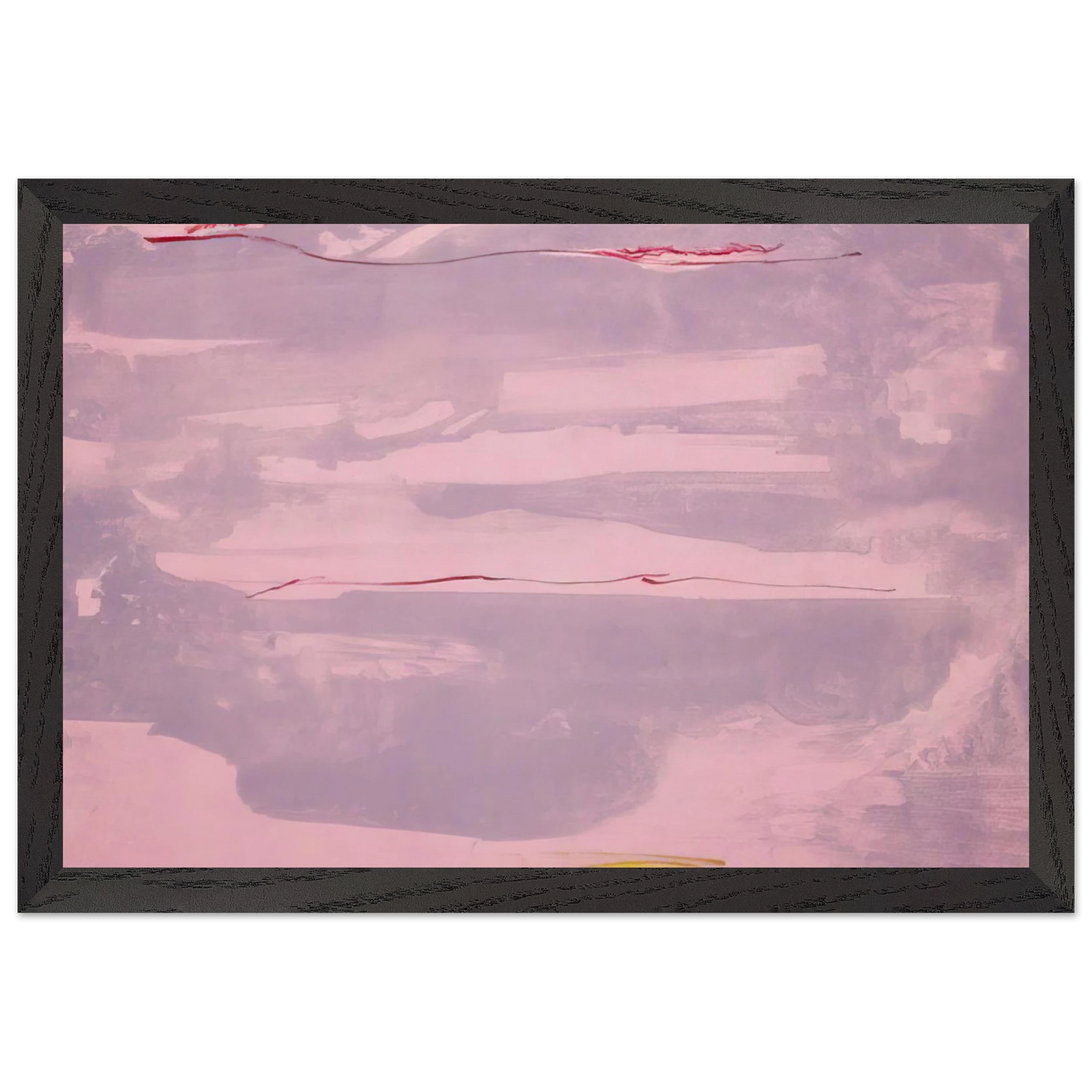 Helen Frankenthaler - Dream Walk - 1977 Wall art - 30x40 cm / 12x16 inches - Premium Wooden Framed Poster With Fine Art Paper - Wood frame