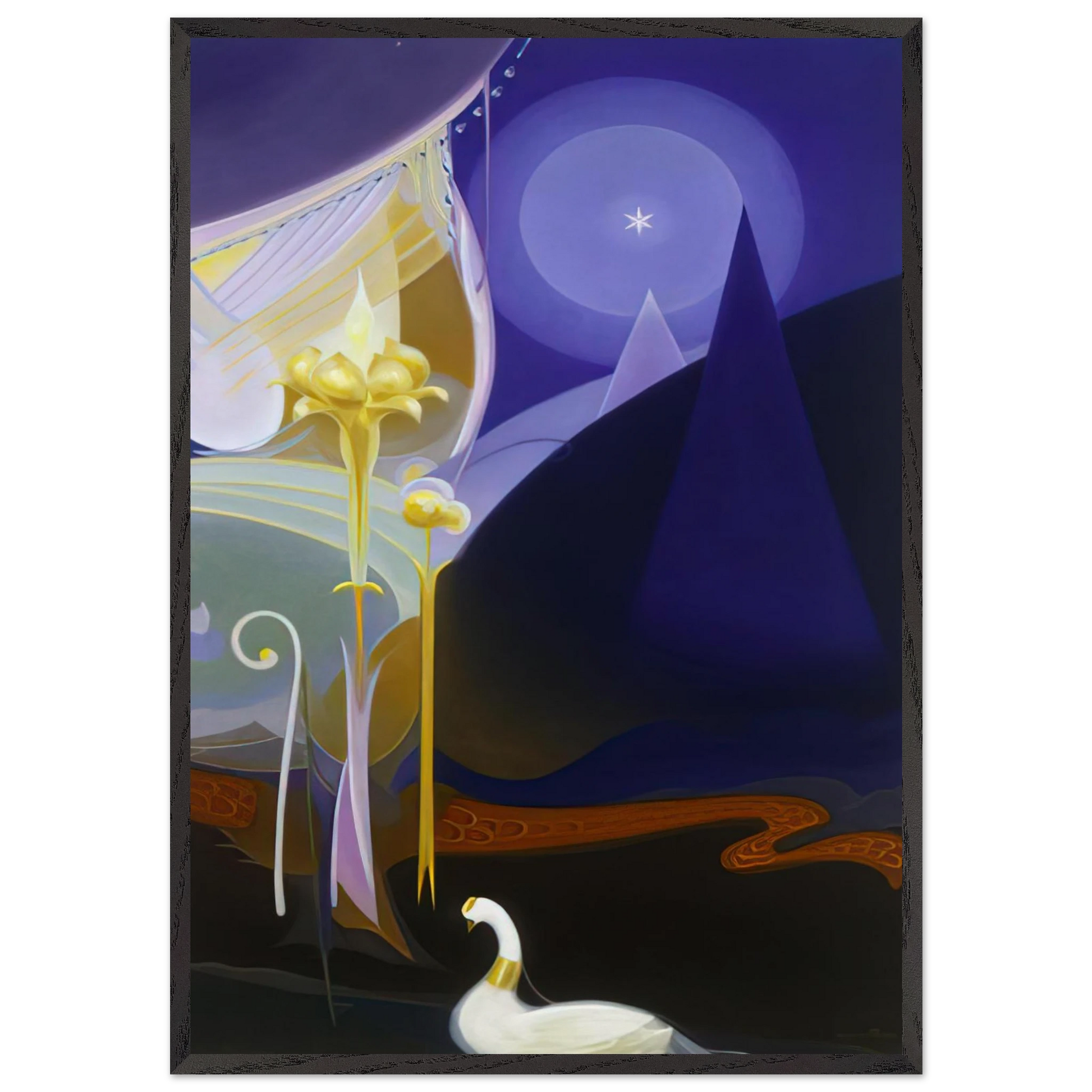 Untitled - 1931 - Agnes Lawrence Pelton Framed Art Print – Black Wooden Frame - Default Title - -Framed Art Print