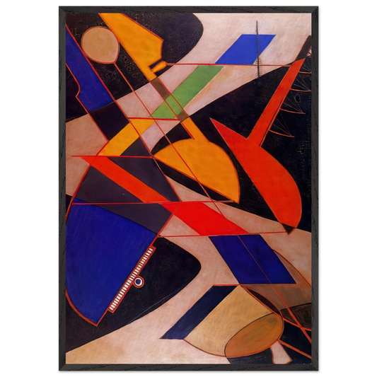 ORQUESTA SINFONICA 1916 - Man Ray Framed Art Print – Black Wooden Frame - Default Title - -Framed Art Print