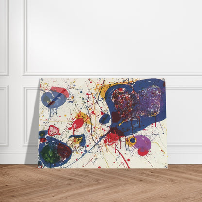 Light Violet  Lembark L20  - Sam Francis Acrylic Print - 70x100 cm / 28x40″ inches | Sam Francis Wall Art | Sam Francis Prints