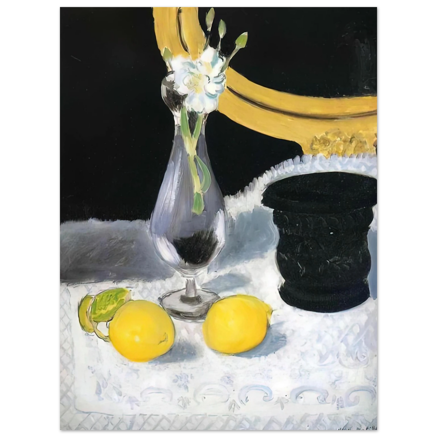 Henri Matisse - STILL LIFE WITH LEMONS 1919 Fine Art Poster - Default Title