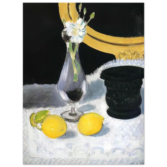 Henri Matisse - STILL LIFE WITH LEMONS 1919 Fine Art Poster - Default Title