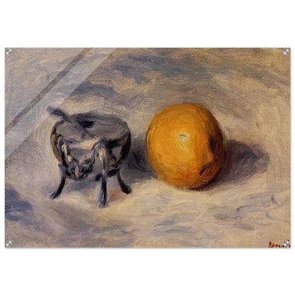 Sugar Bowl and Lemon - Pierre-Auguste Renoir Acrylic Print - 70x100 cm / 28x40″ inches | Pierre-Auguste Renoir Wall Art | Pierre-Auguste Renoir Prints
