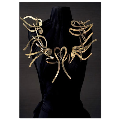 HARPS AND HEART 1937 - Alexander Calder Brushed Aluminum Print - 70x100 cm / 28x40 inches | Alexander Calder Aluminum Print | Alexander Calder Prints