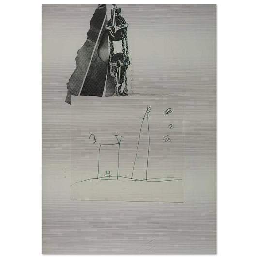 TOOL BOX 5 1966 - Jim Dine Brushed Aluminum Print - 70x100 cm / 28x40 inches | Jim Dine Aluminum Print | Jim Dine Prints