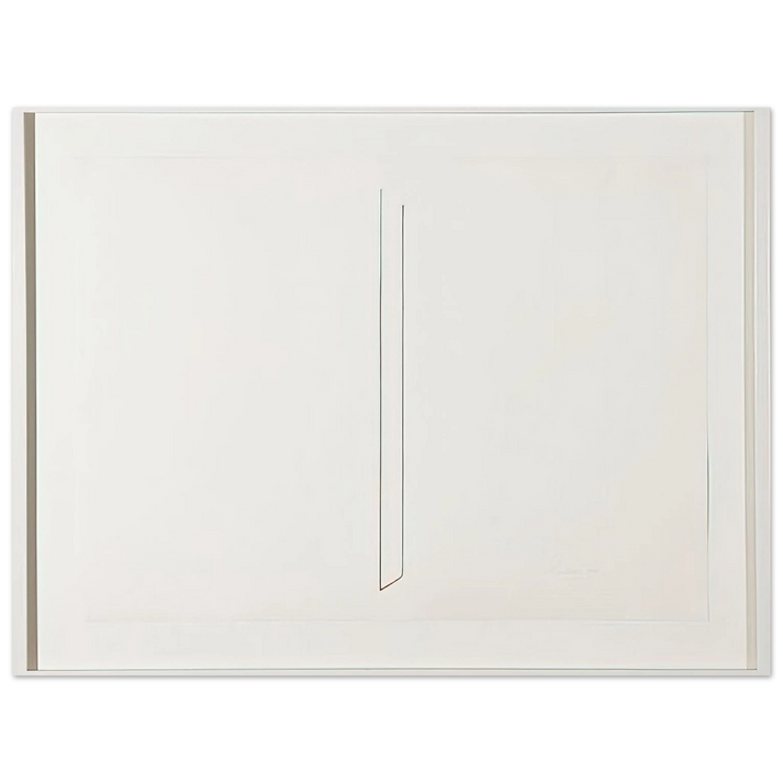 Fred Sandback - Untitled - 1975  75x100 cm / 30x40inches Fine Art Poster