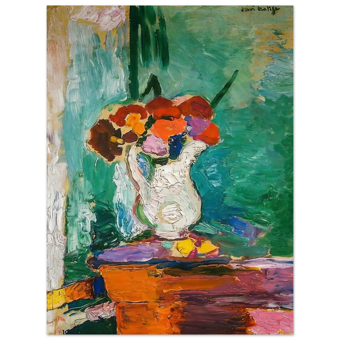 Henri Matisse - FLOWERS 1907 Fine Art Poster - Default Title