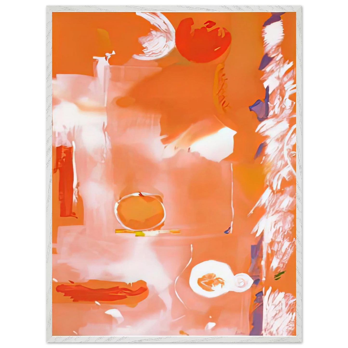 Helen Frankenthaler - Seeing the Moon on a Hot Summer Day, 1987- Wall Art - 28x40 inches / 70x70 cm - Canvas (Imperial) - -