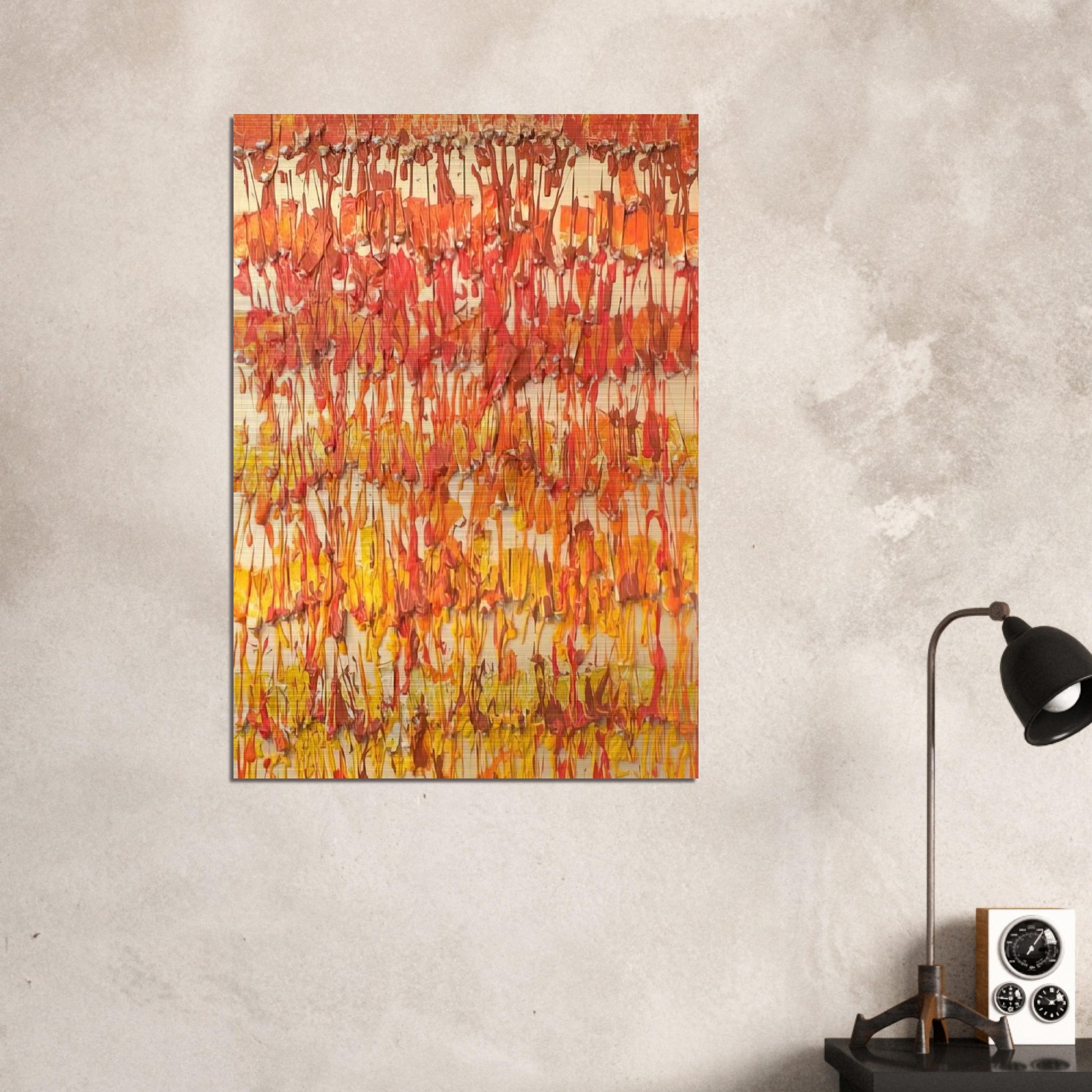 Dirty Painting - 1989 - Arman Brushed Aluminum Print - 70x100 cm / 28x40 inches | Arman Aluminum Print | Arman Prints