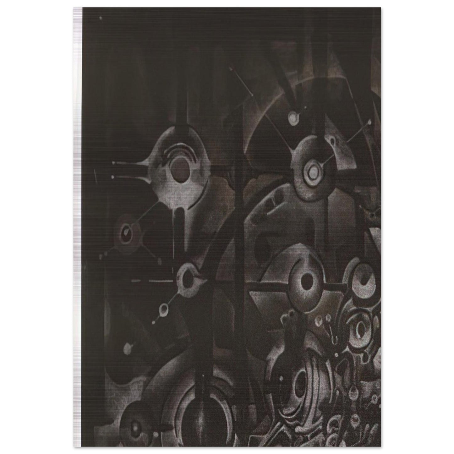 UNTITLED 1998 - Lee Bontecou Brushed Aluminum Print - 70x100 cm / 28x40 inches | Lee Bontecou Aluminum Print | Lee Bontecou Prints