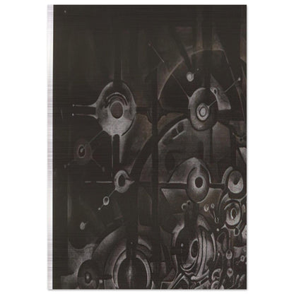 UNTITLED 1998 - Lee Bontecou Brushed Aluminum Print - 70x100 cm / 28x40 inches | Lee Bontecou Aluminum Print | Lee Bontecou Prints