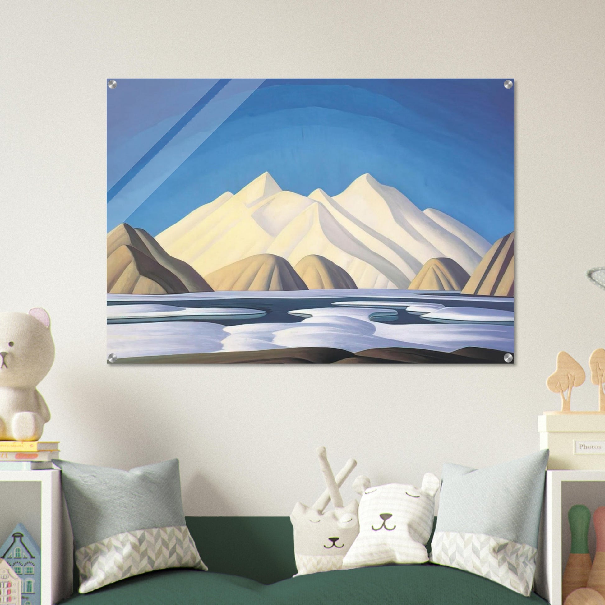 Baffin Island - 1931 - Lawren Harris Acrylic Print - 70x100 cm / 28x40″ inches | Lawren Harris Wall Art | Lawren Harris Prints