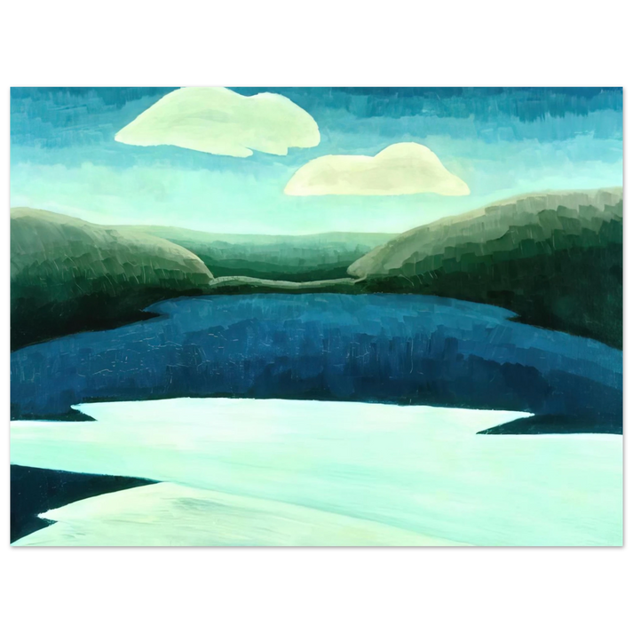 Arthur Dove - Ice and Clouds - 1931  75x100 cm / 30x40inches Fine Art Poster