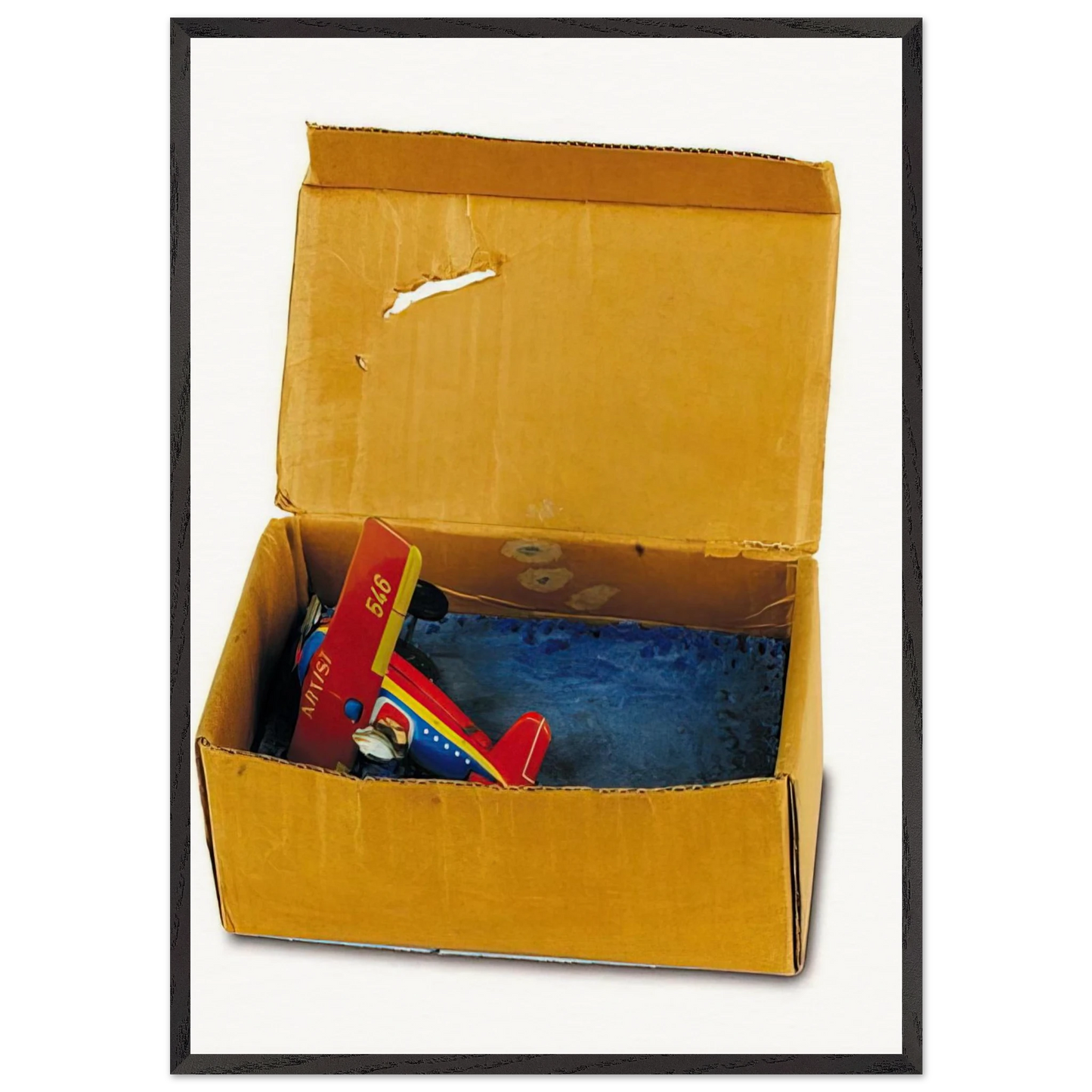 Ins Meer - 1970 - Dieter Roth 70x100 cm / 28x40 inches Framed Art Print – Black Wooden Frame