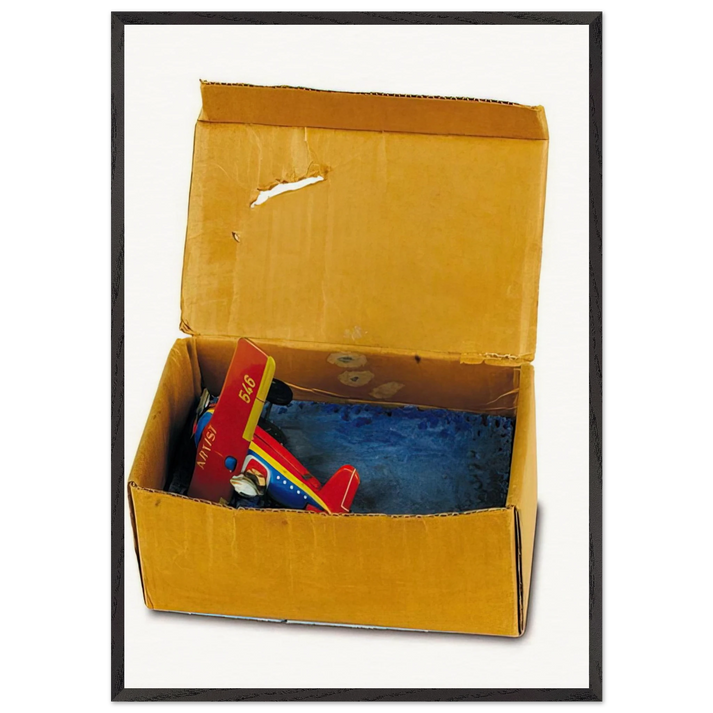 Ins Meer - 1970 - Dieter Roth 70x100 cm / 28x40 inches Framed Art Print – Black Wooden Frame