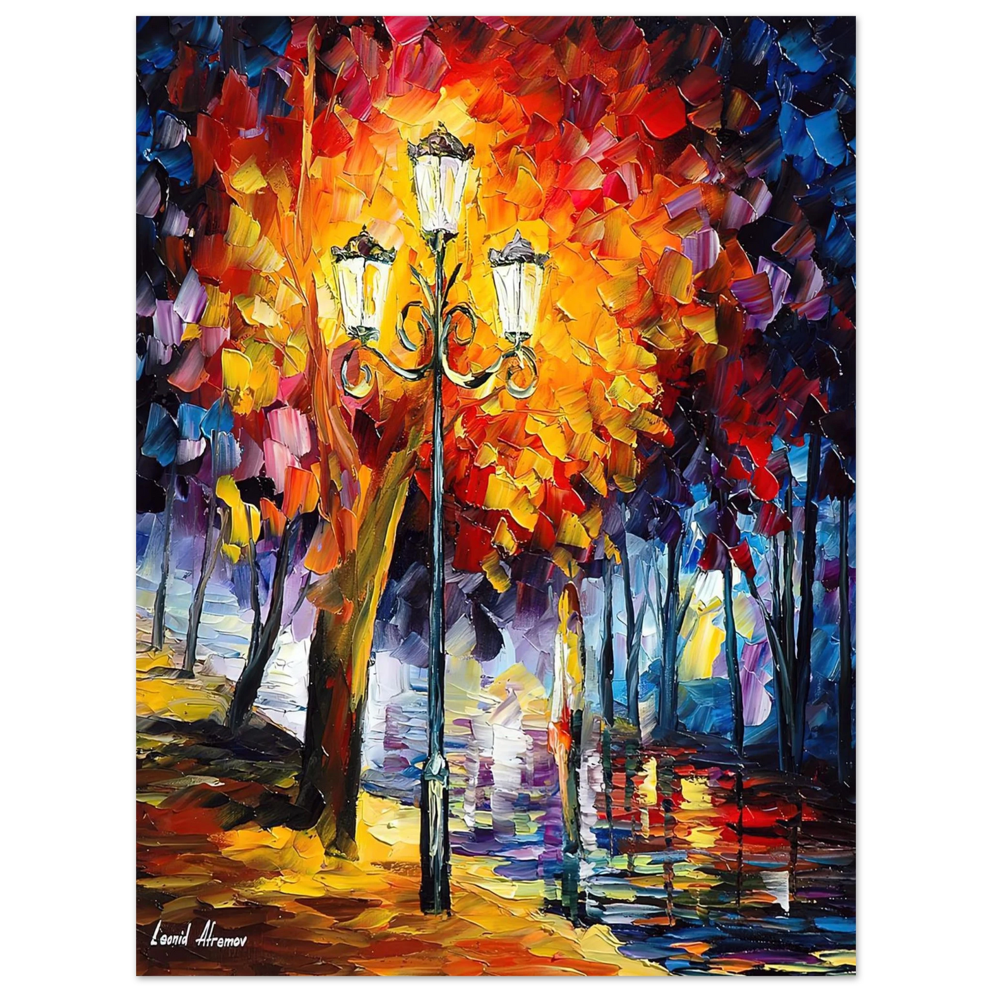 Leonid Afremov - Leonid Afremov Fine Art Poster - 13x18 cm / 5x7 inches