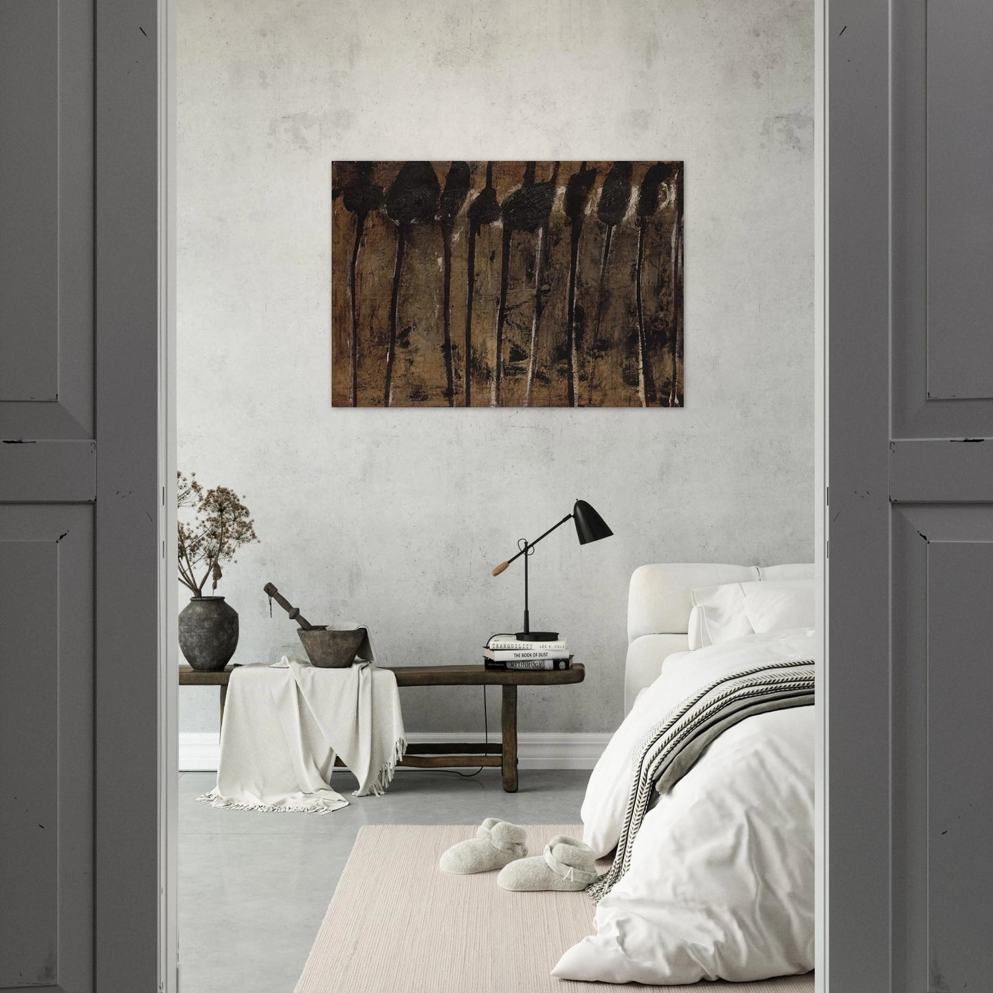 Solon I - Cy Twombly Brushed Aluminum Print - 70x100 cm / 28x40 inches | Cy Twombly Aluminum Print | Cy Twombly Prints