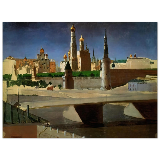 Arkhyp Kuindzhi - View of the Kremlin from the Zamoskvorechye District Fine Art Poster - Default Title