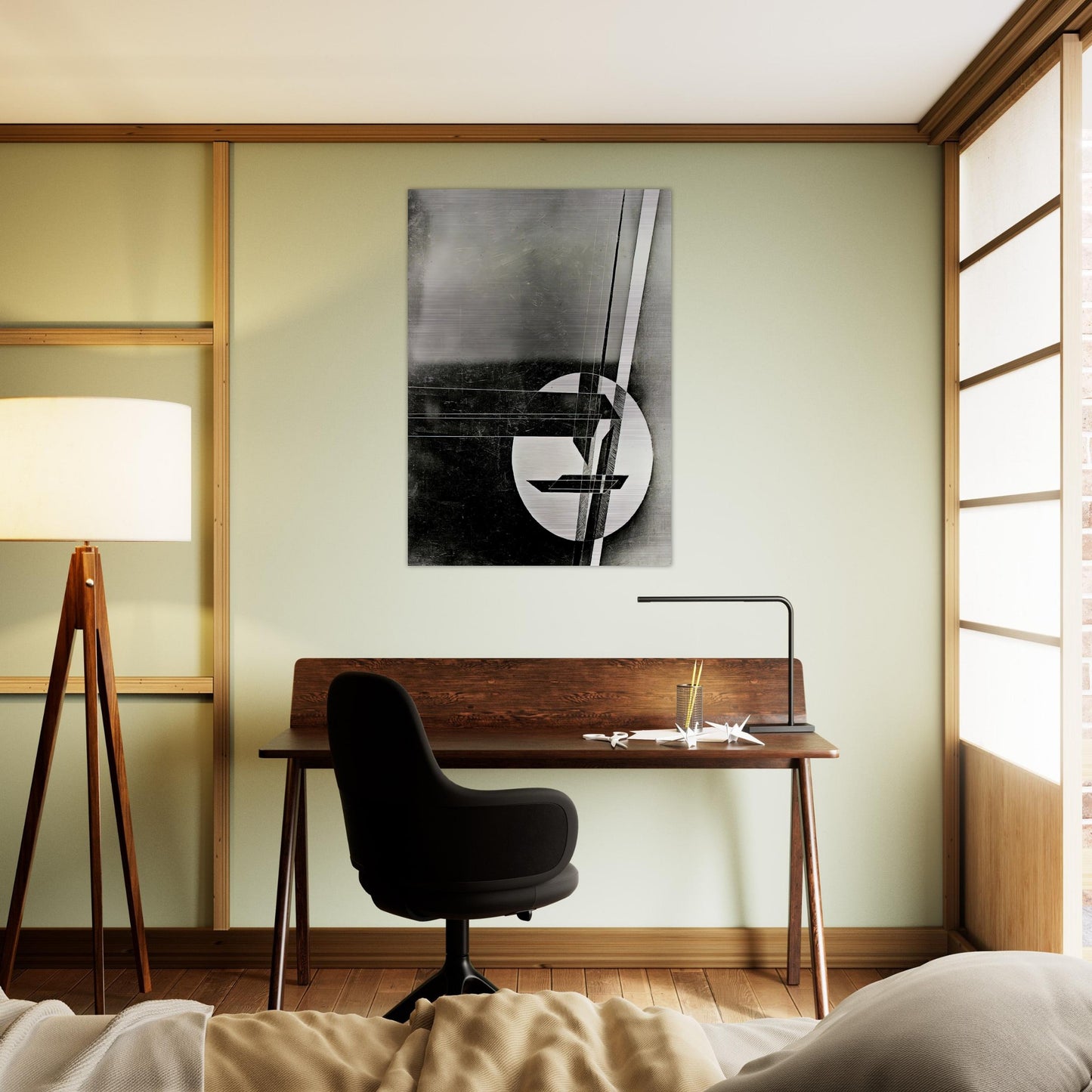 Composition - Laszlo Moholy-Nagy Brushed Aluminum Print - 70x100 cm / 28x40 inches | Laszlo Moholy-Nagy Aluminum Print | Laszlo Moholy-Nagy Prints