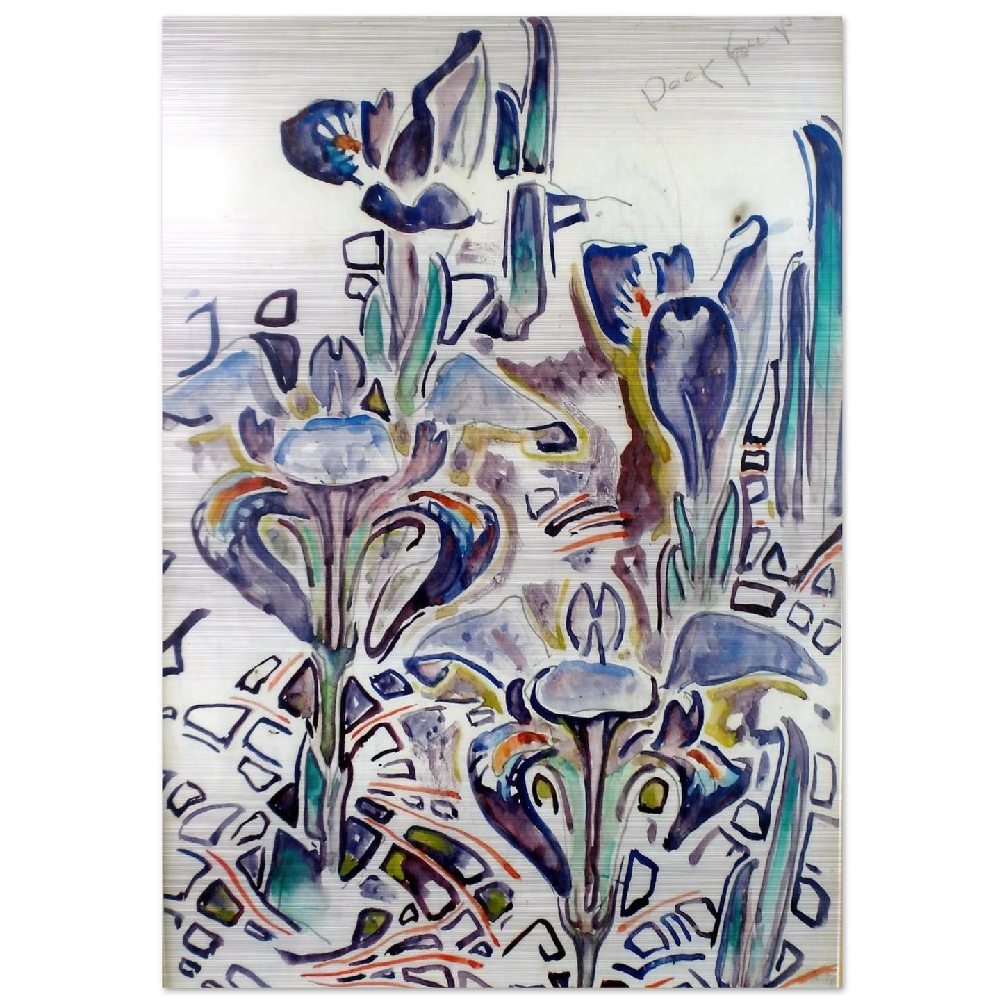 Walter Anderson - Walter Anderson Brushed Aluminum Print - 70x100 cm / 28x40 inches | Walter Anderson Aluminum Print | Walter Anderson Prints