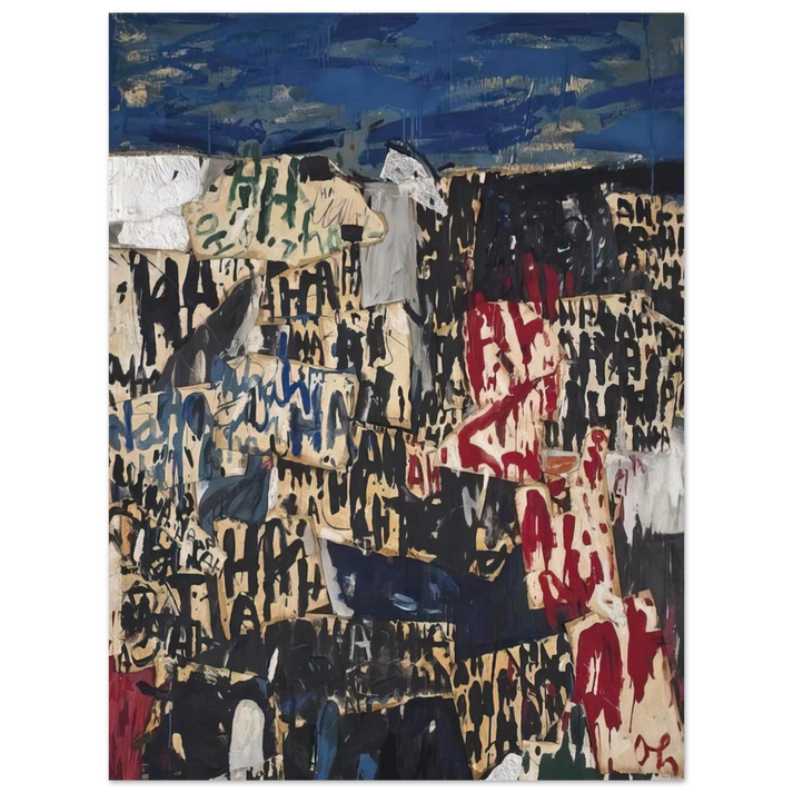 Allan Kaprow - Allan Kaprow on the Legacy of Jackson Pollock  75x100 cm / 30x40inches Fine Art Poster