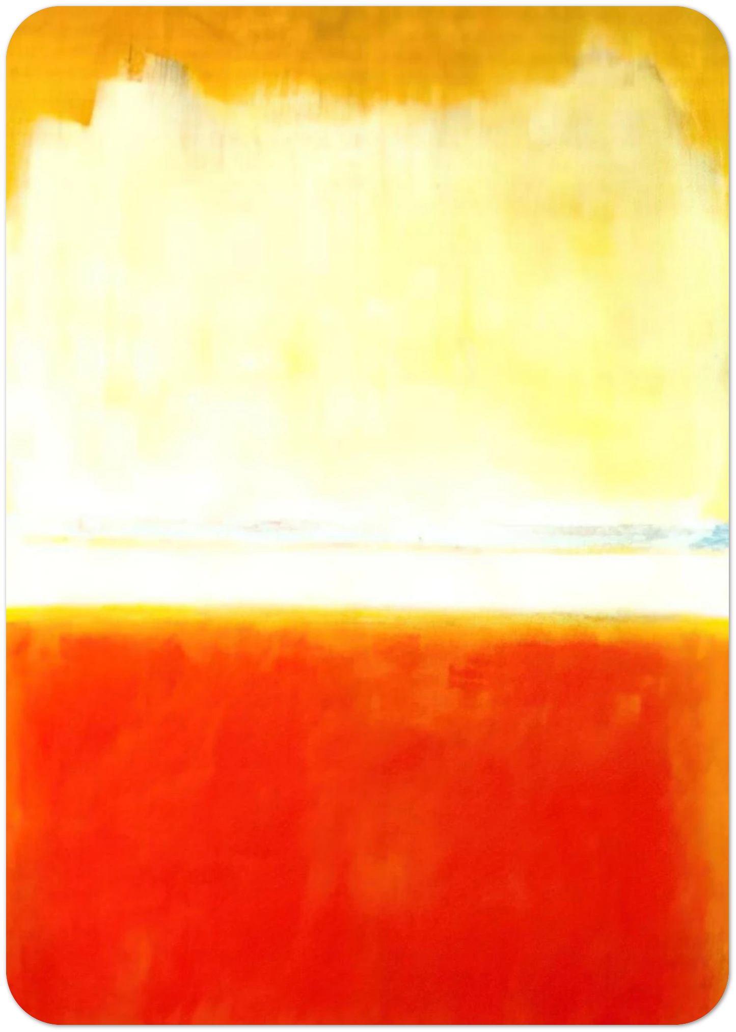 No.8 - 1952 By Mark Rothko Pack of 10 Post Cards | Mark Rothko Post Cards | A6 (10.5 x 14.8 cm) - 4.1 x 5.8 inches