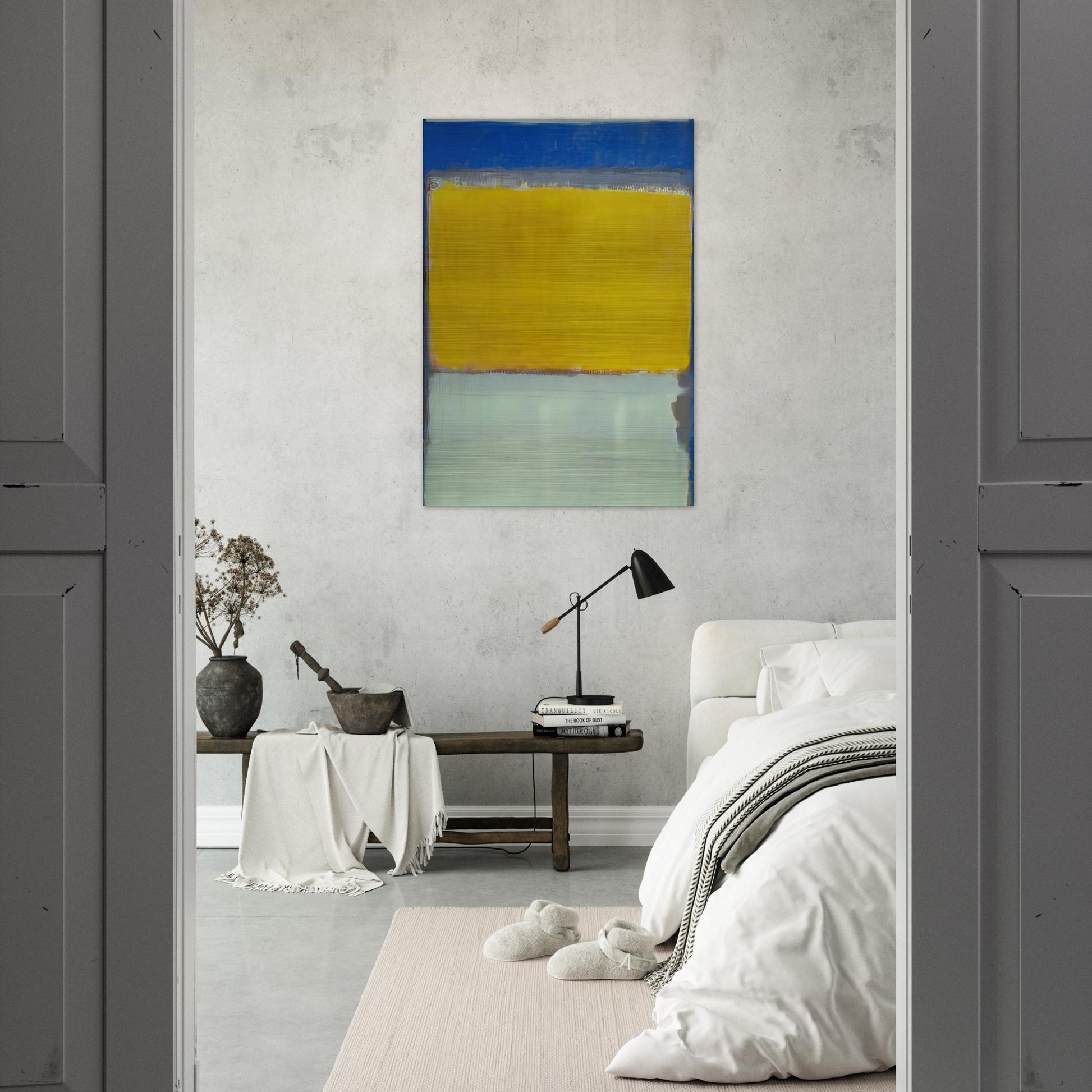 No.10 - 1950 - Mark Rothko Brushed Aluminum Print - 70x100 cm / 28x40 inches | Mark Rothko Aluminum Print | Mark Rothko Prints