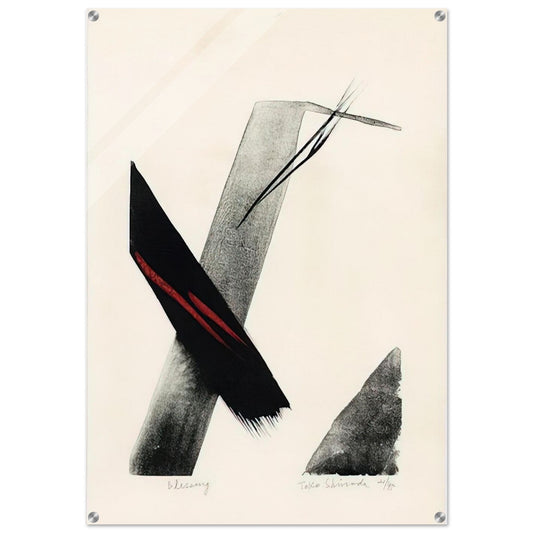 Blessing - 1983 - Toko Shinoda Acrylic Print - 70x100 cm / 28x40″ inches | Toko Shinoda Wall Art | Toko Shinoda Prints