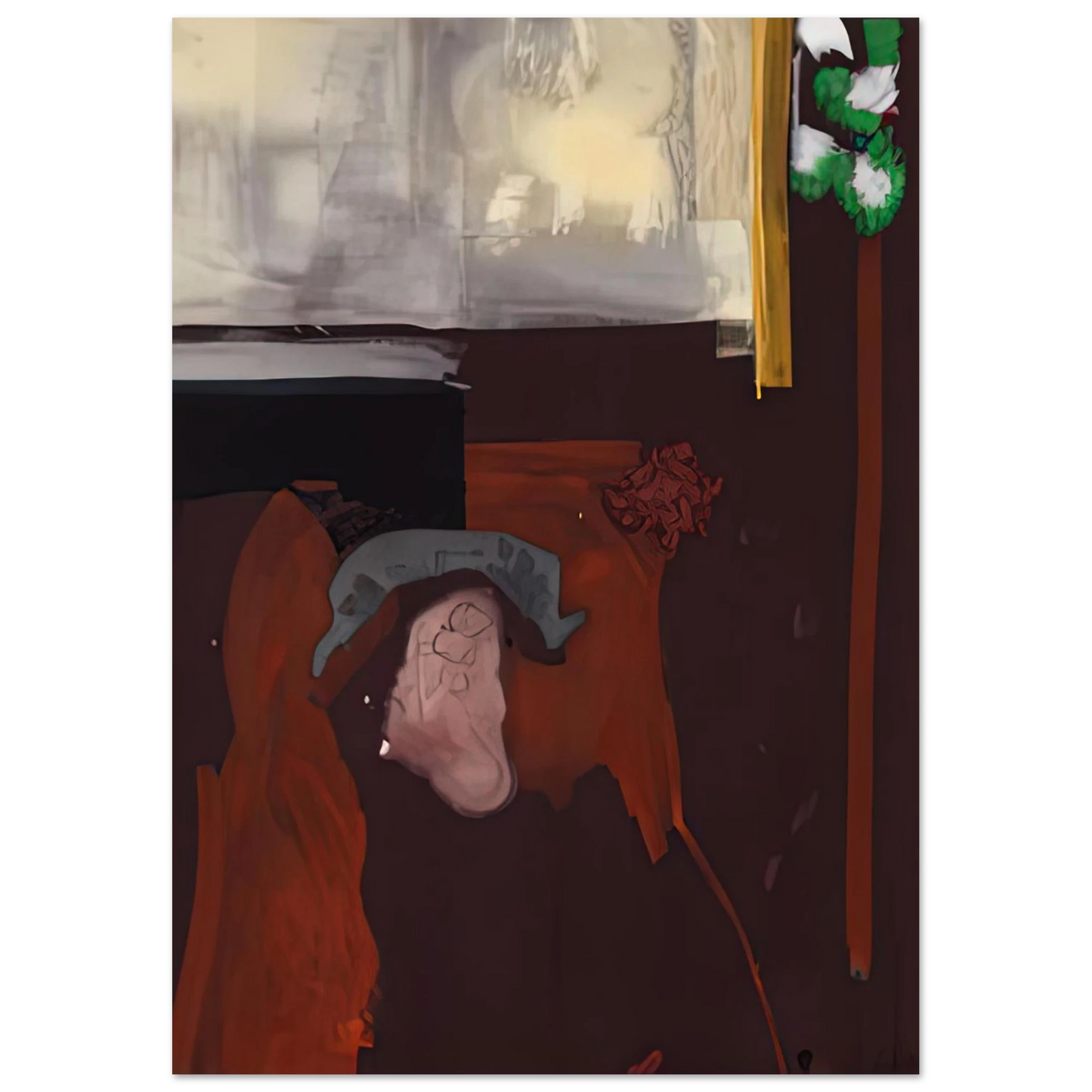 Helen Frankenthaler - The Widow of Fantin Latour, 1988- Wall Art - 30x40 cm / 12x16 inches - Fine Art Poster - -