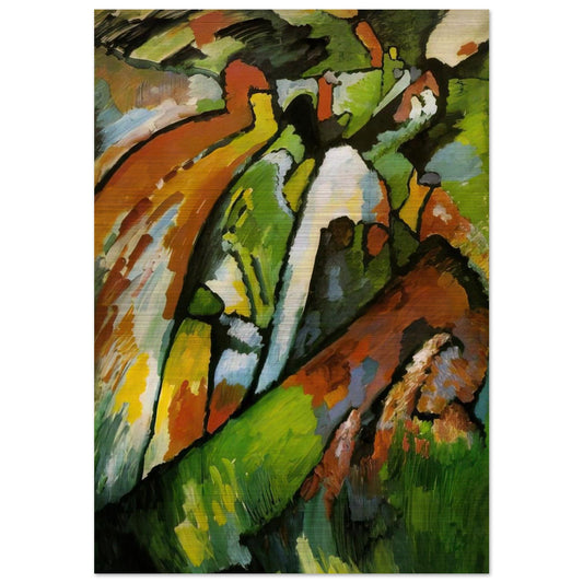 IMPROVISATION 7 1910 - Wassily Kandinsky Brushed Aluminum Print - 70x100 cm / 28x40 inches | Wassily Kandinsky Aluminum Print | Wassily Kandinsky Prints
