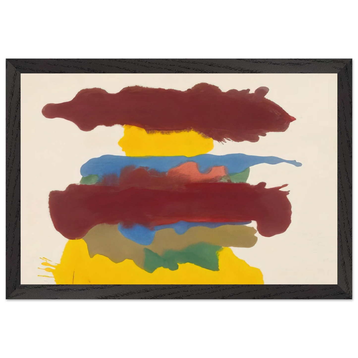 Helen Frankenthaler - Weather Change - 1963 Wall art - 21x29.7 cm / 8x12" - Fine Art Poster - -