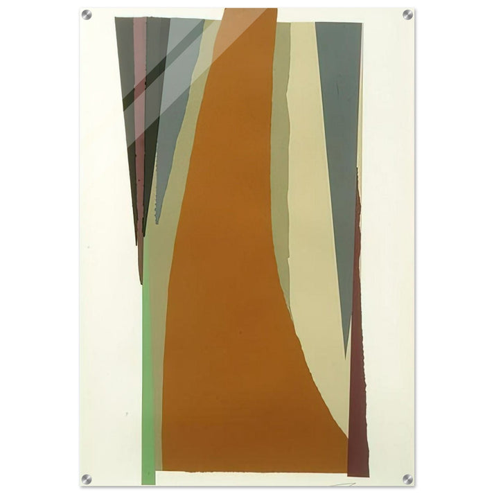 Untitled - Lyrical Abstraction - Larry Zox Acrylic Print - 70x100 cm / 28x40″ inches | Larry Zox Wall Art | Larry Zox Prints