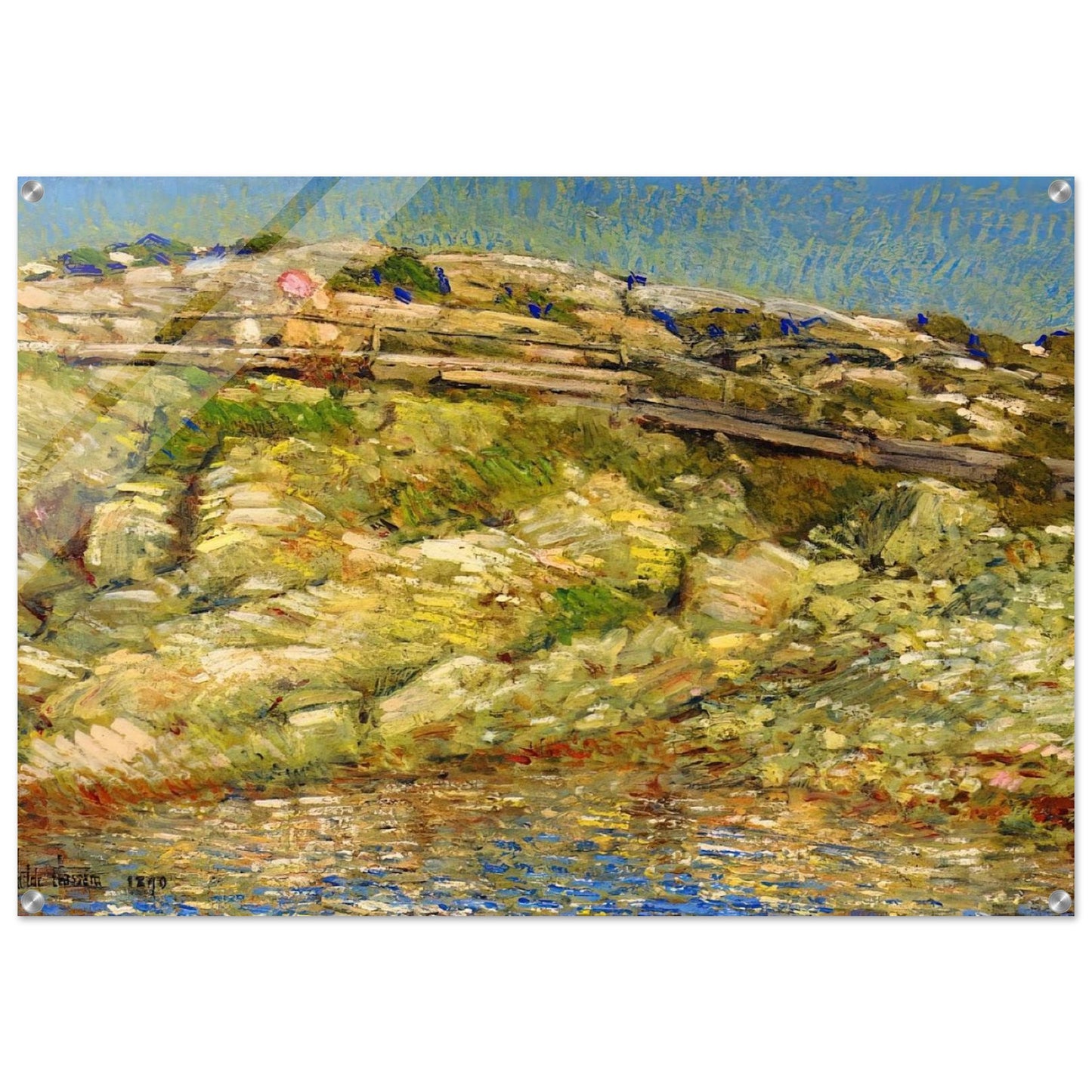 Walk Around the Island - Childe Hassam Acrylic Print - 70x100 cm / 28x40″ inches