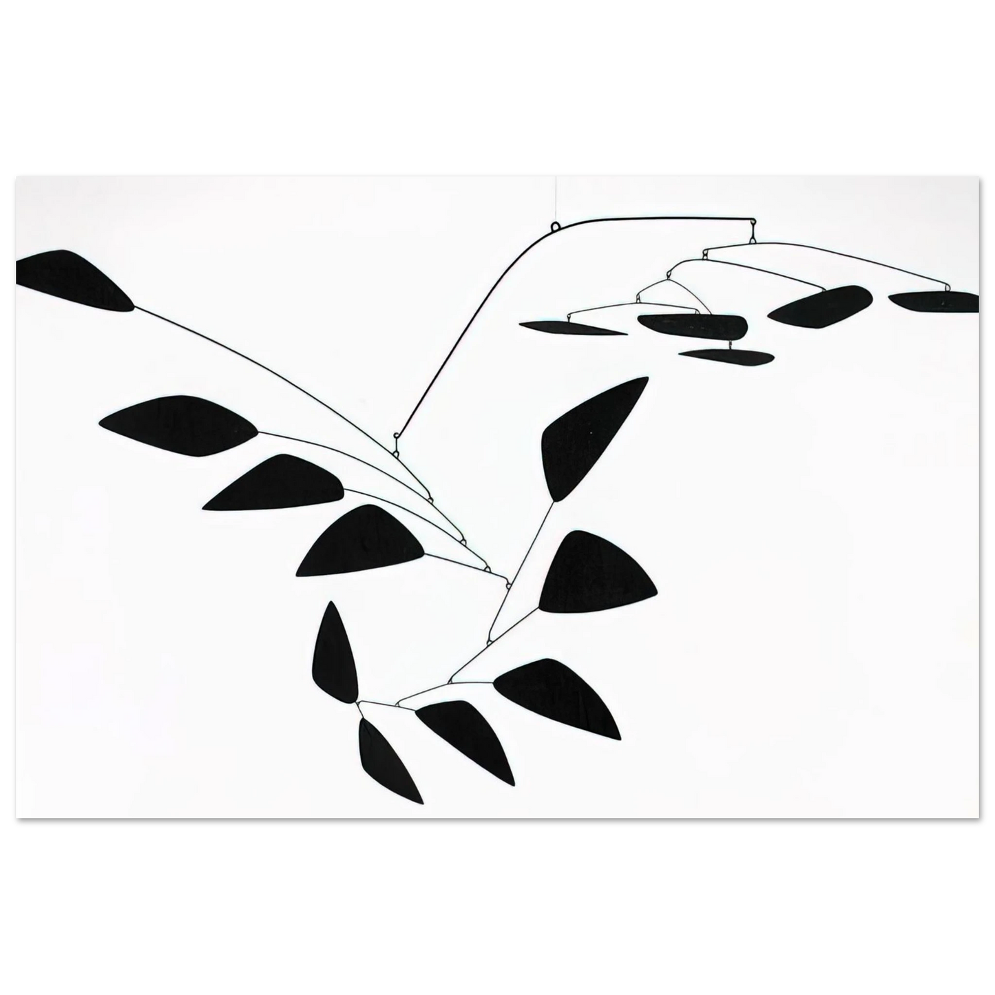 Alexander Calder - THE Y 1960 Fine Art Poster - 40x60 cm / 16x24 inches