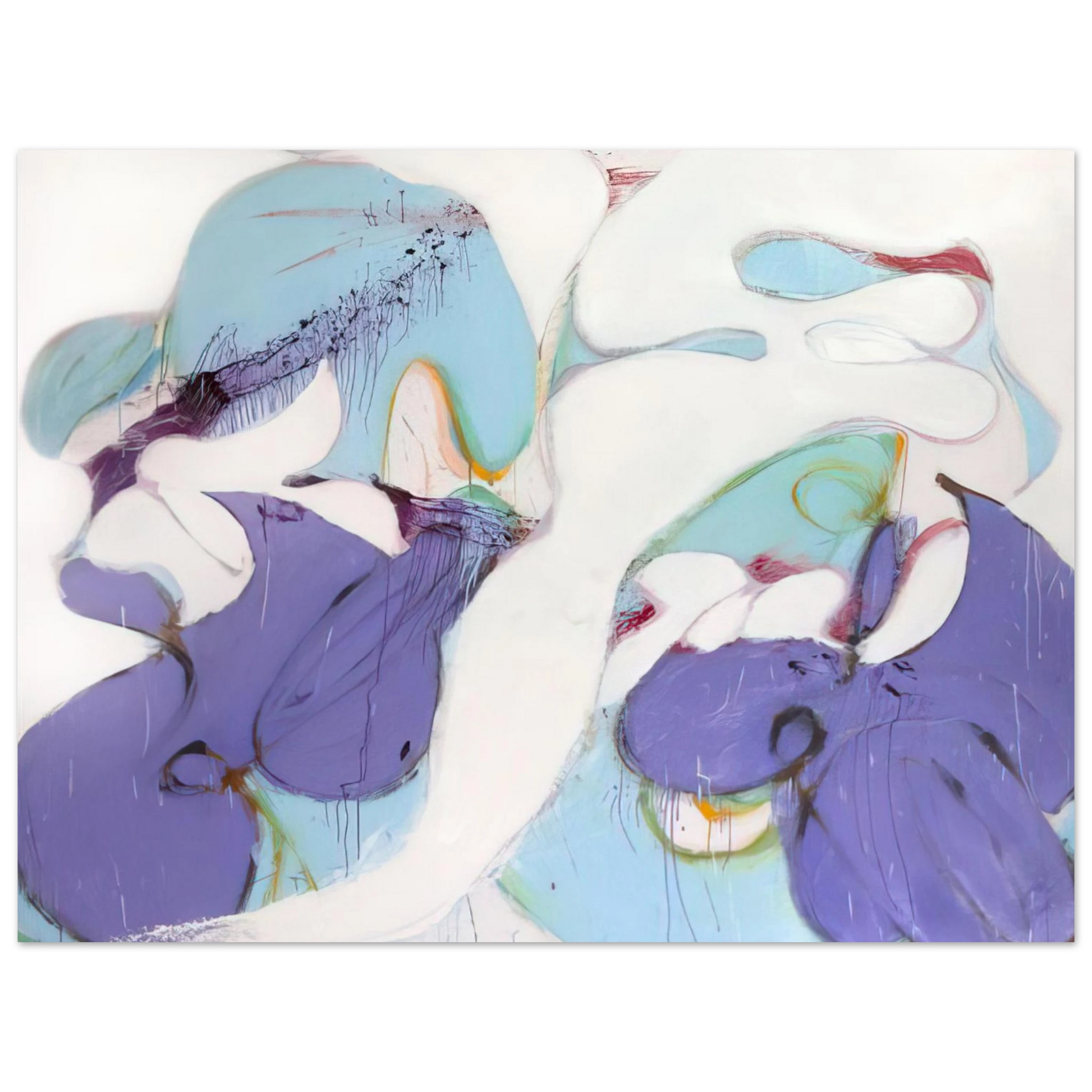 Norman Bluhm - Claudia - 1975 Fine Art Poster - Default Title